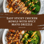 Sticky Chicken Bowls Recipe