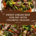 Asian Sweet Ginger Beef Stir Fry Recipe