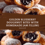 Golden Blueberry Doughnut Bites Recipe