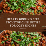 Best Ground Beef Stovetop Chili Recipe
