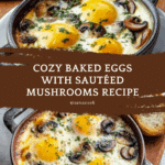 Baked Eggs with Sautéed Mushrooms Recipe
