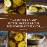 Bread and Butter Pickles Recipe