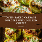 Oven-Baked Cabbage Burgers Recipe