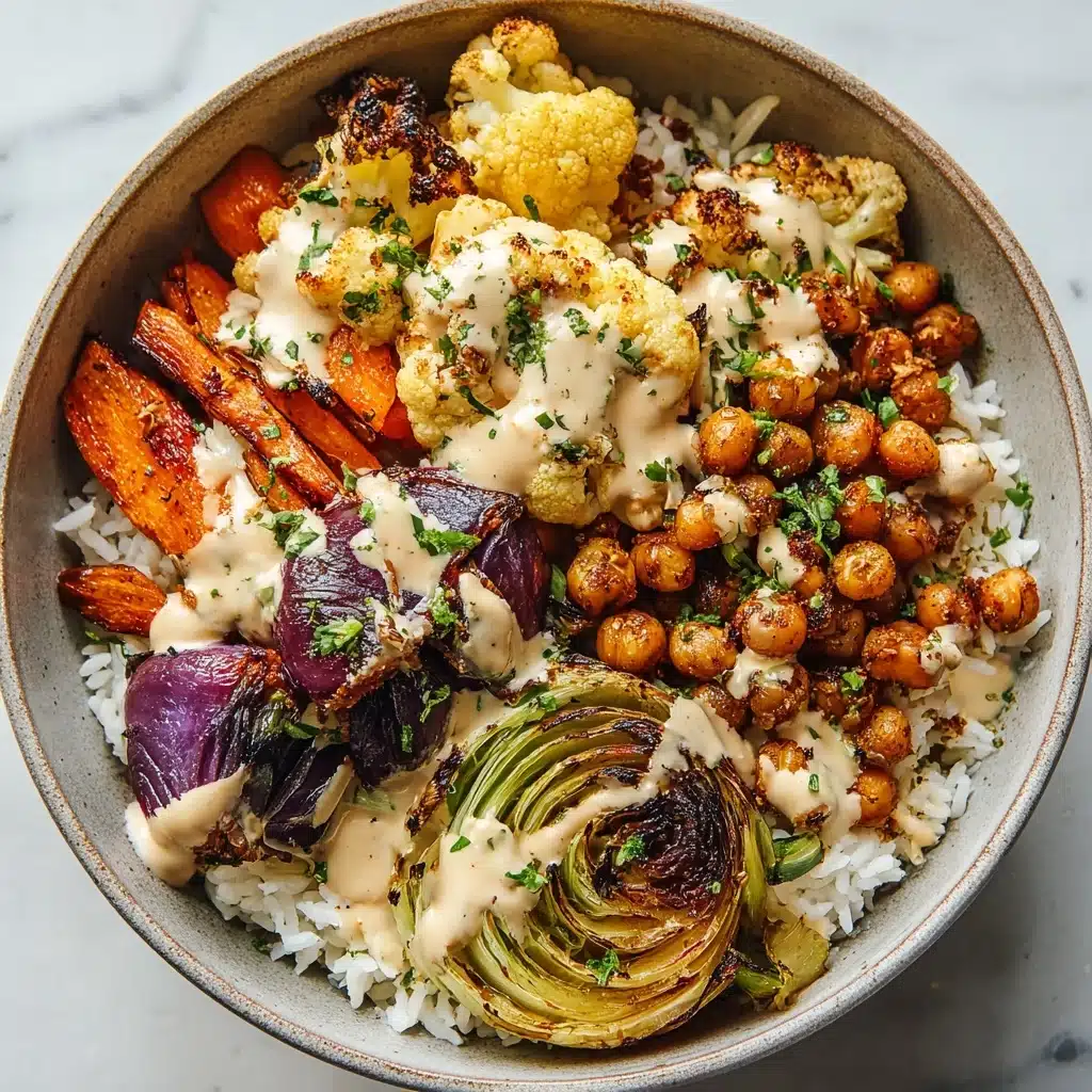 a Bowls with Maple Dijon Tahini Dressing Recipe - Recipe Image