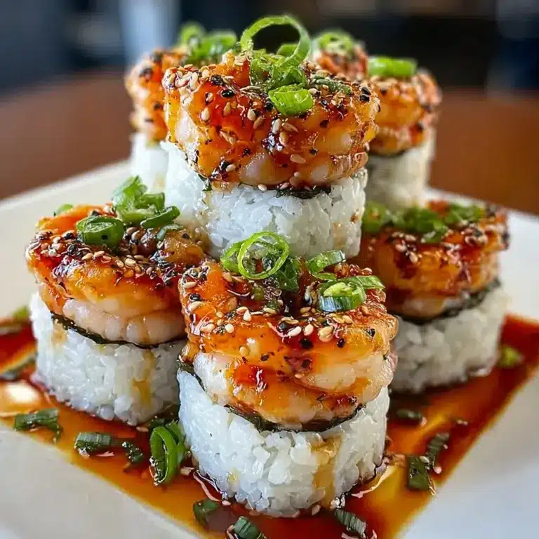 Spicy Shrimp Sushi Stacks: A Delicious Twist Awaits! Recipe