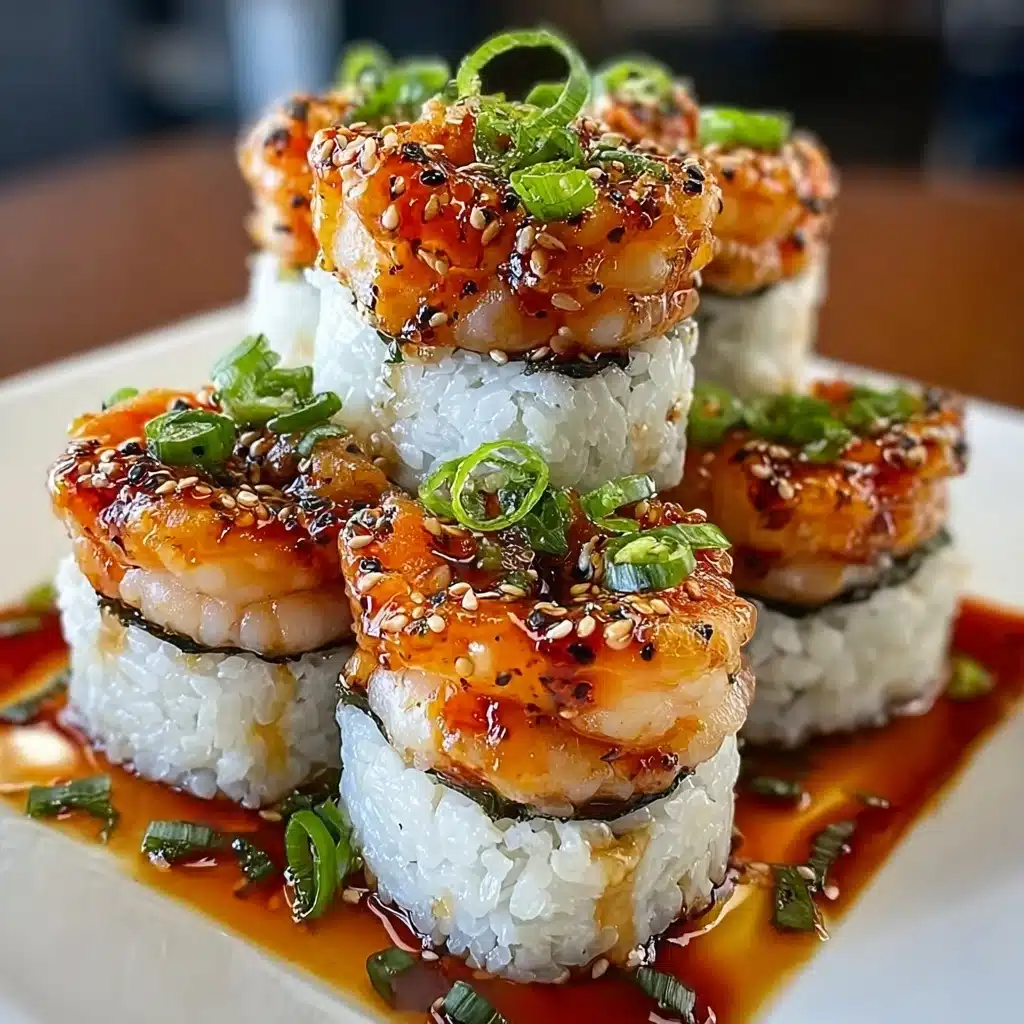 Spicy Shrimp Sushi Stacks: A Delicious Twist Awaits! Recipe - Recipe Image