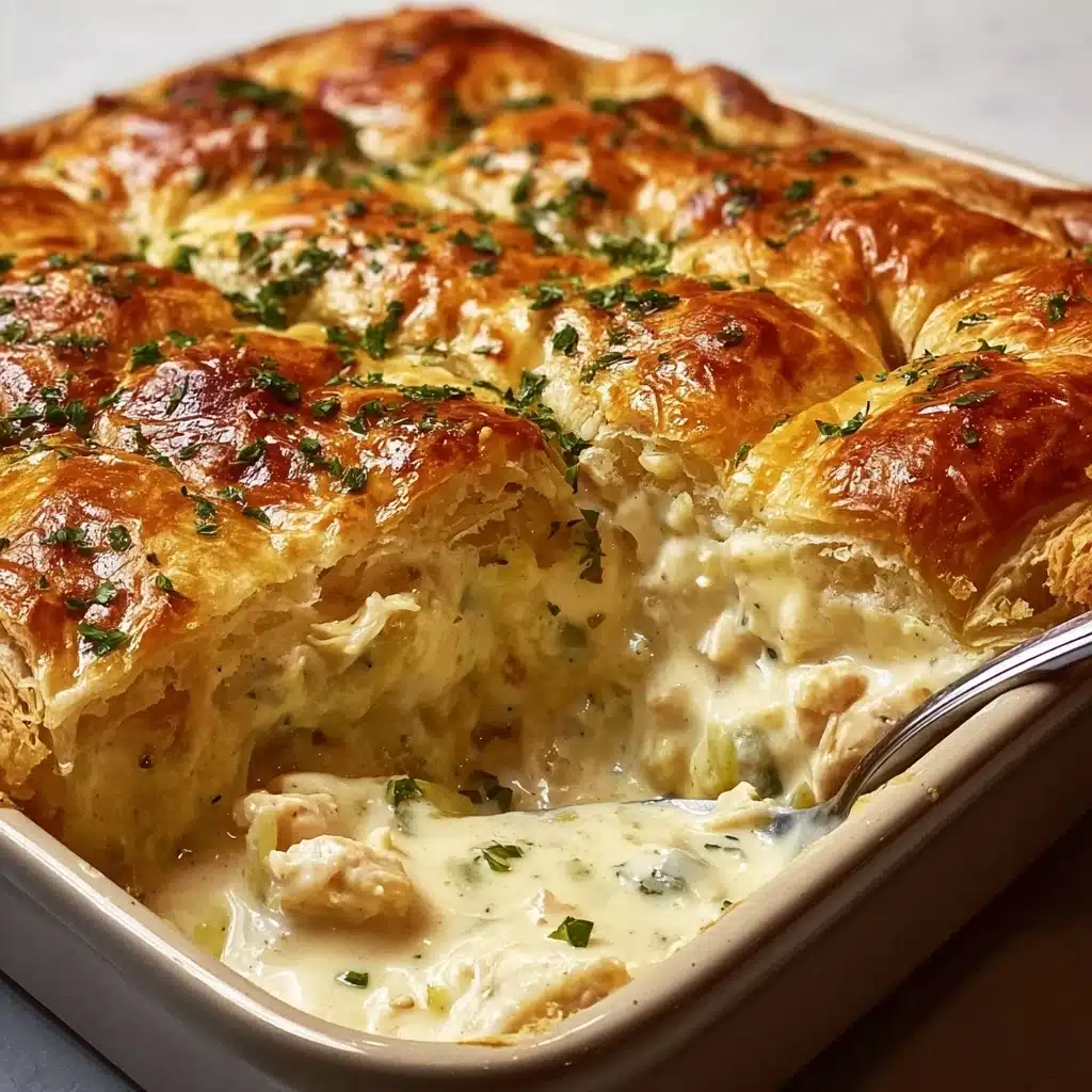 Cheesy Chicken Crescent Bake Recipe - Recipe Image