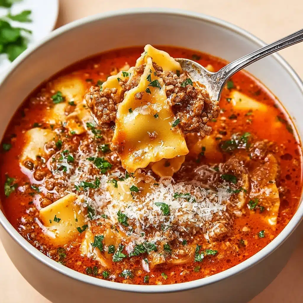 Indulgent Slow Cooker Lasagna Soup for Cozy Nights Recipe - Recipe Image
