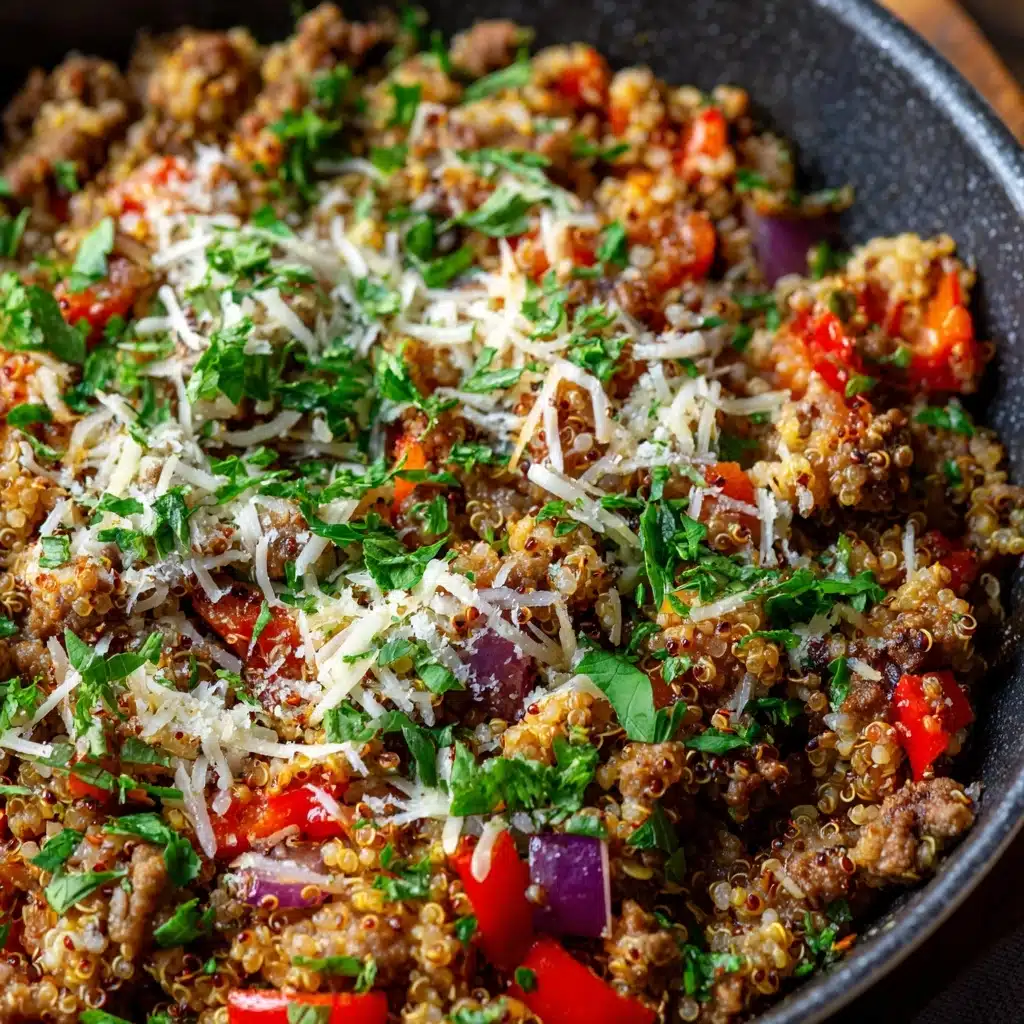 Easy Ground Beef Quinoa Skillet (30-Minutes) Recipe - Recipe Image