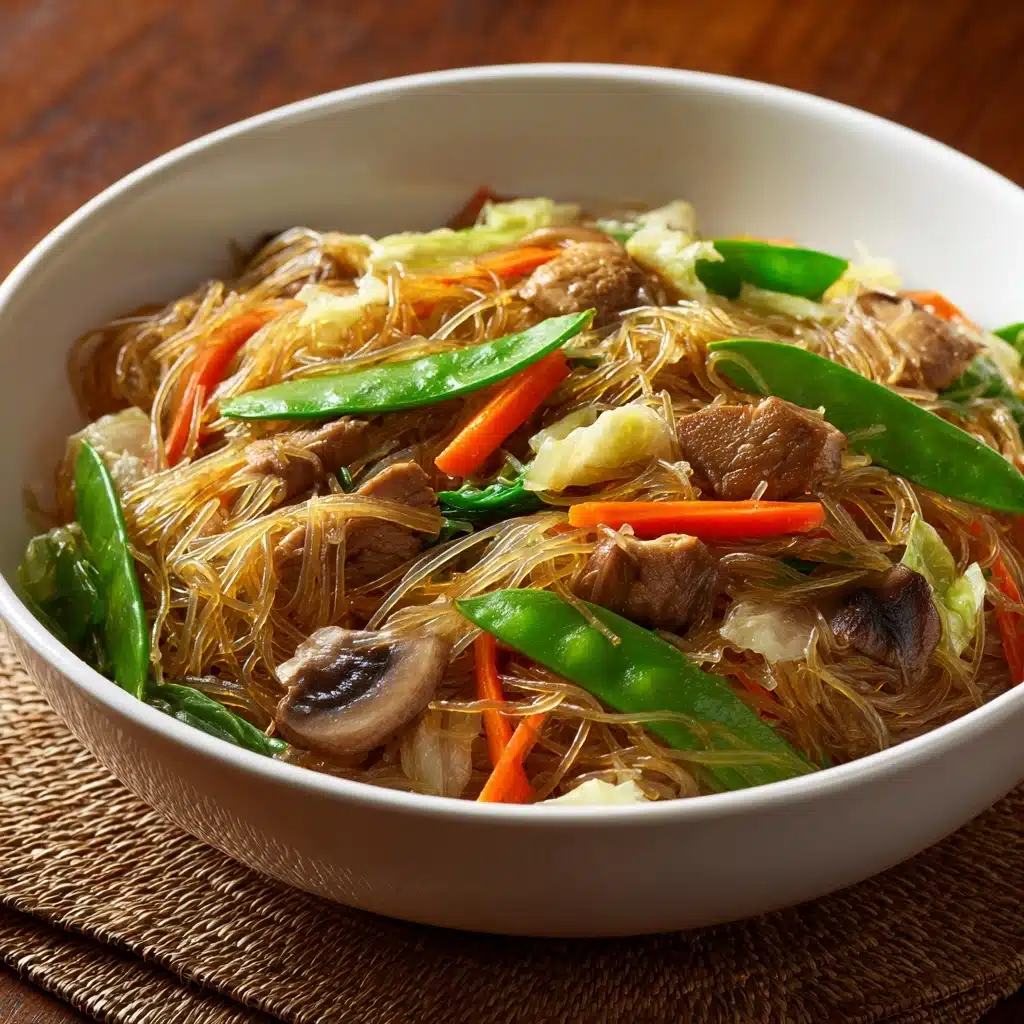 Classic Pancit Bihon with Very Tender Meat Recipe - Recipe Image