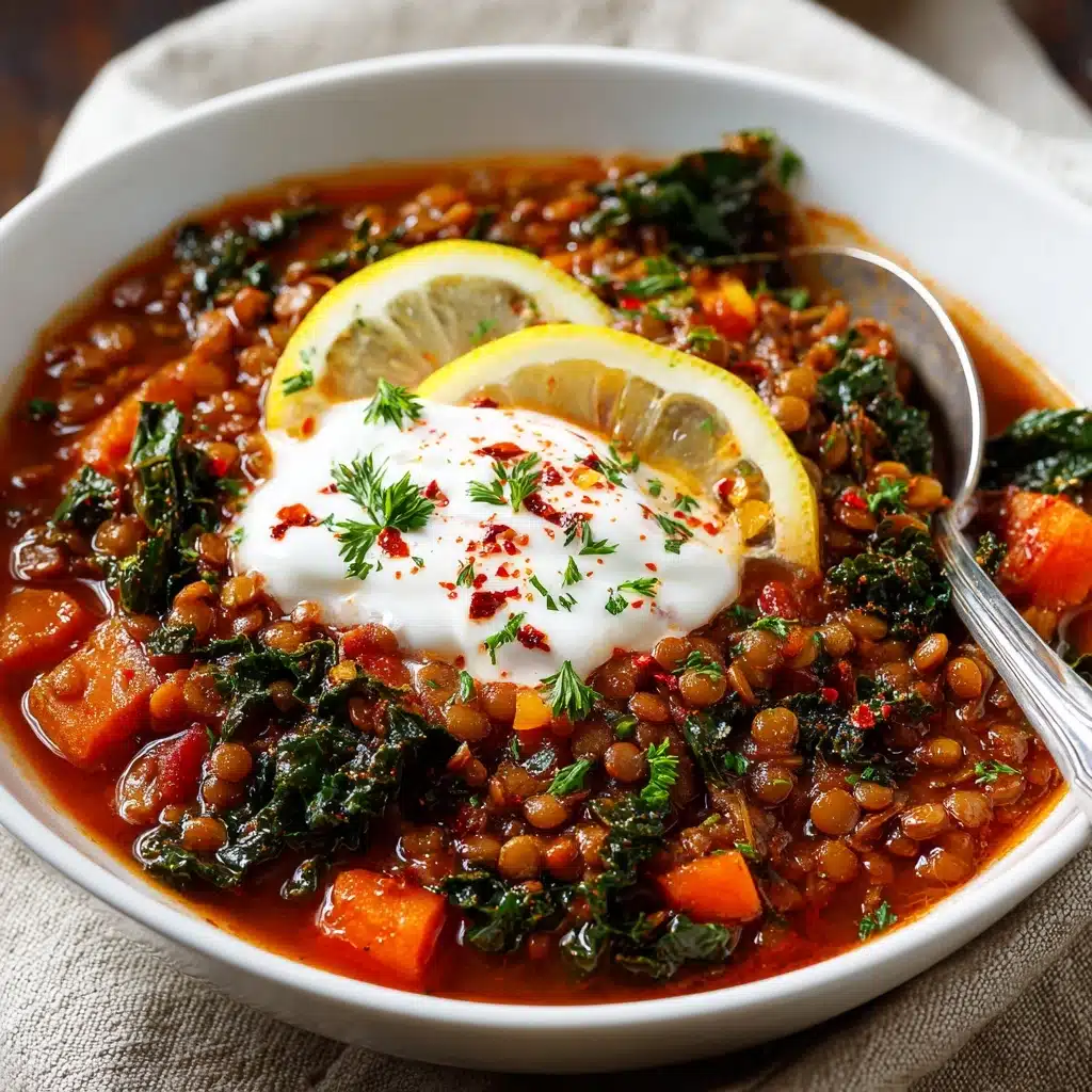 Aegean Lentil–Kale Soup Recipe - Recipe Image
