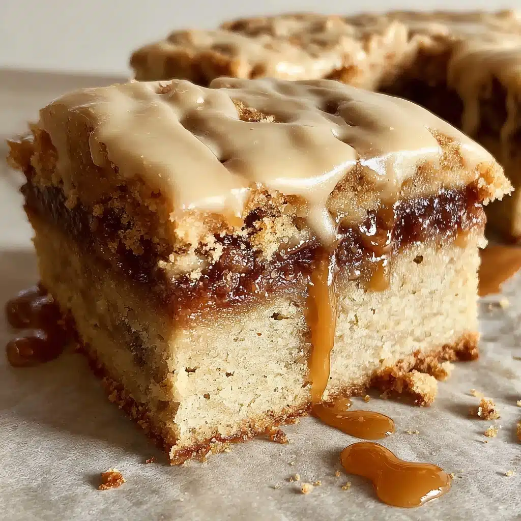 Salted Caramel Brown Sugar Cinnamon Sourdough Pop Tart Bars Recipe - Recipe Image