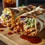 BBQ Chicken Coleslaw Wraps: A Flavorful Easy Recipe! Recipe