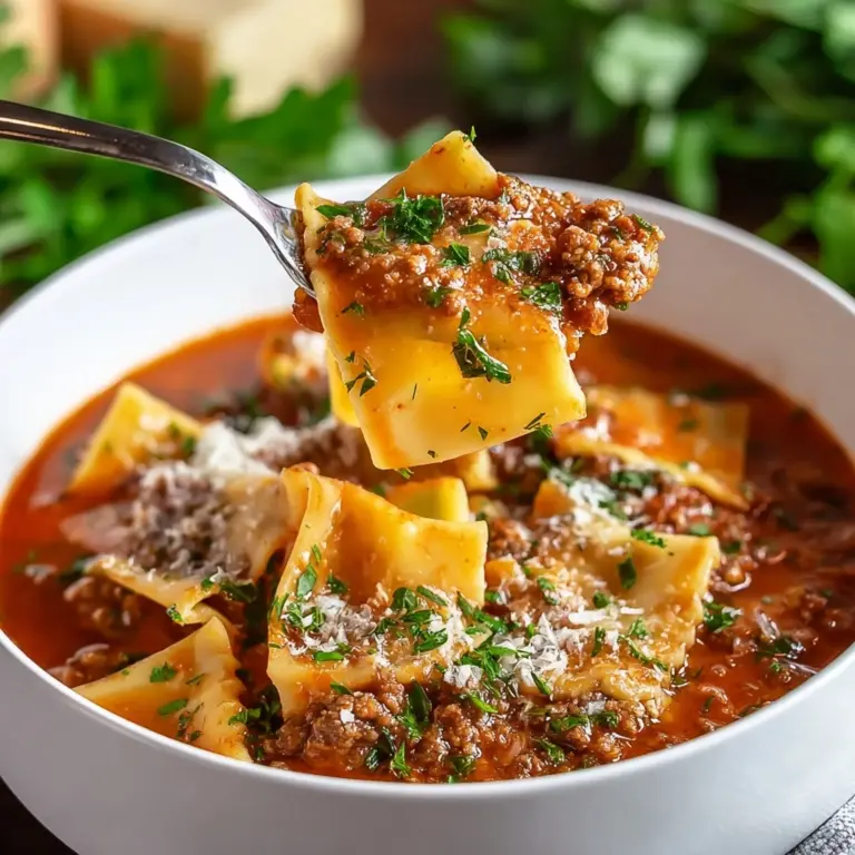 Indulgent Slow Cooker Lasagna Soup for Cozy Nights Recipe