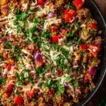 Easy Ground Beef Quinoa Skillet (30-Minutes) Recipe