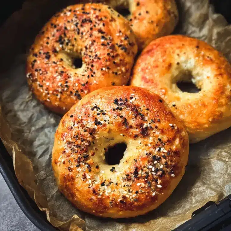 Air Fryer Protein Bagels Recipe