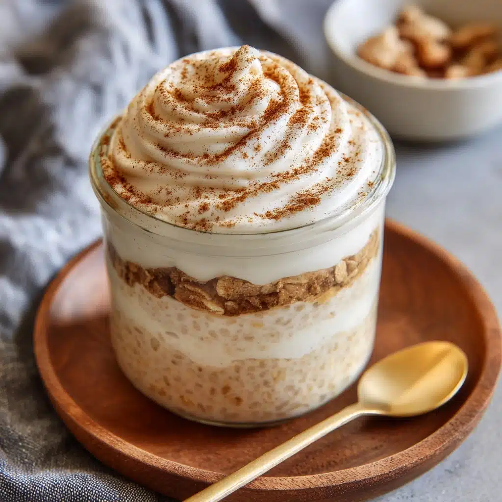 Cinnamon Roll Overnight Oats Recipe - Recipe Image