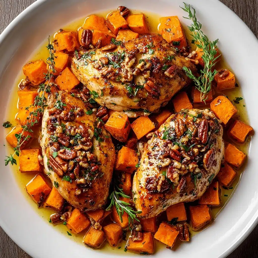 Maple-Glazed Chicken with Sweet Potatoes Recipe
