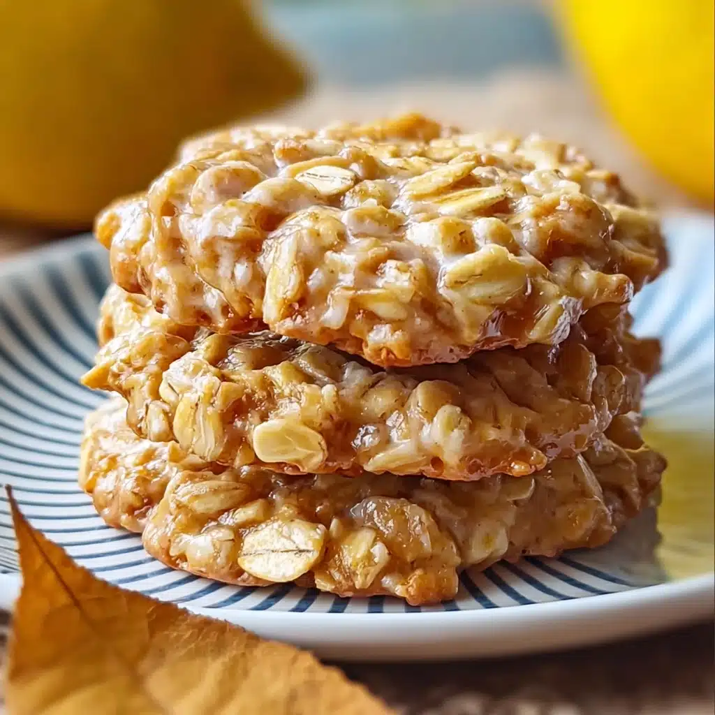 Lemon Oatmeal No-Bake Cookies Recipe