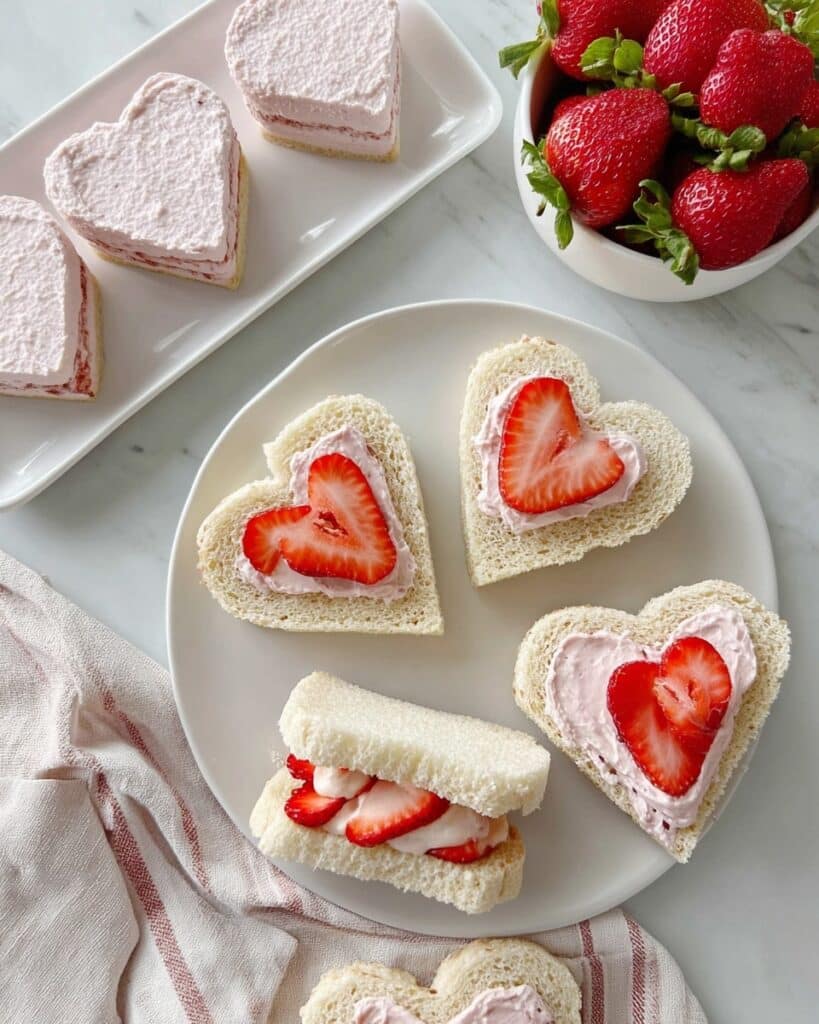 Strawberry Tea Sandwiches Recipe