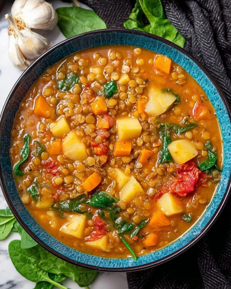 Sopa de Lentejas: Spanish Lentil Soup with Vegetables Recipe