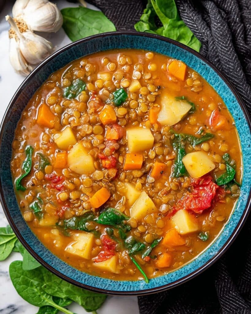 Sopa de Lentejas: Spanish Lentil Soup with Vegetables Recipe