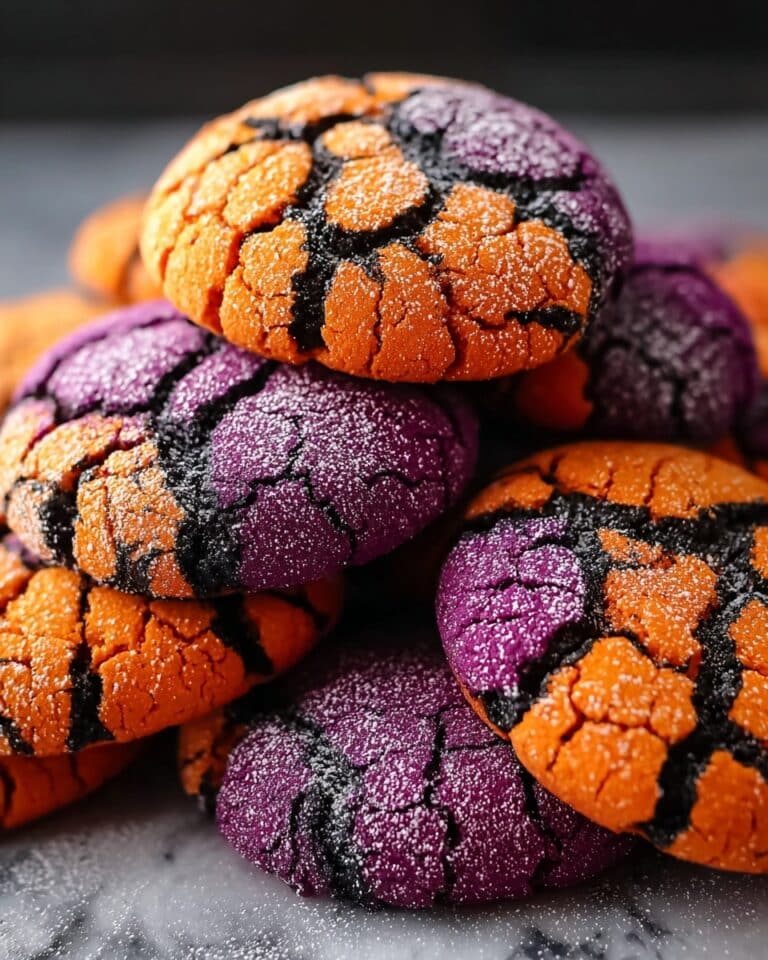 Halloween Crinkle Cookies Recipe