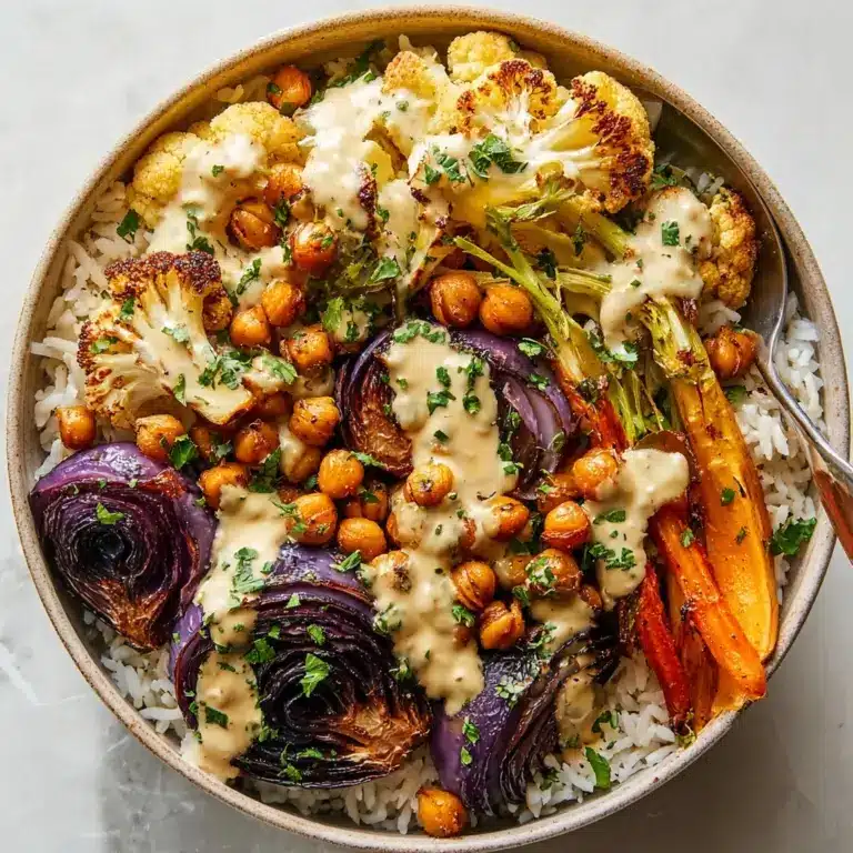 a Bowls with Maple Dijon Tahini Dressing Recipe