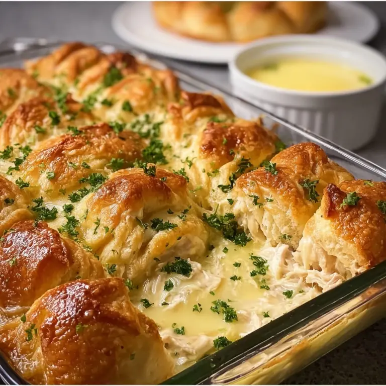 Cheesy Chicken Crescent Bake Recipe