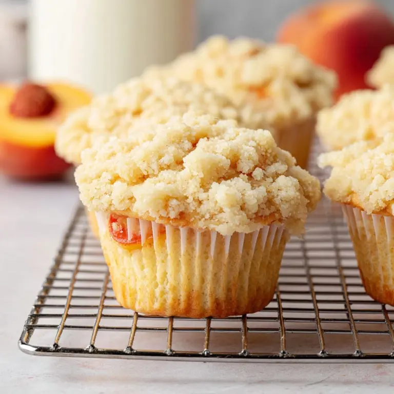 Peach Cobbler Muffins Recipe