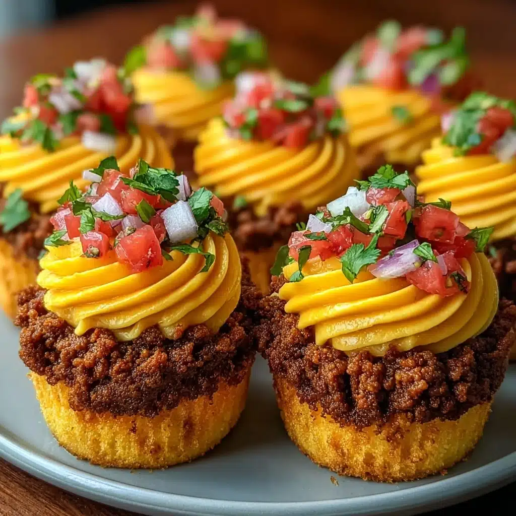 Taco Cupcakes Delight: A Flavorful Appetizer Recipe - Recipe Image