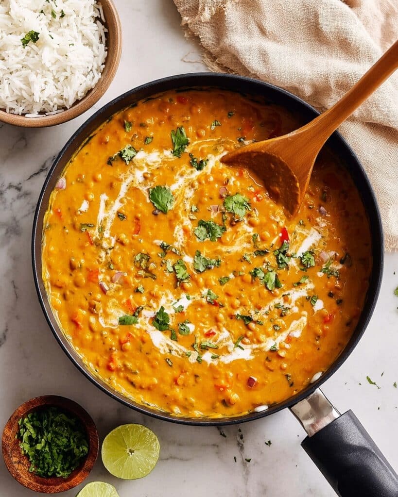 Pumpkin Curry with Coconut Milk and Spiced Vegetables Recipe