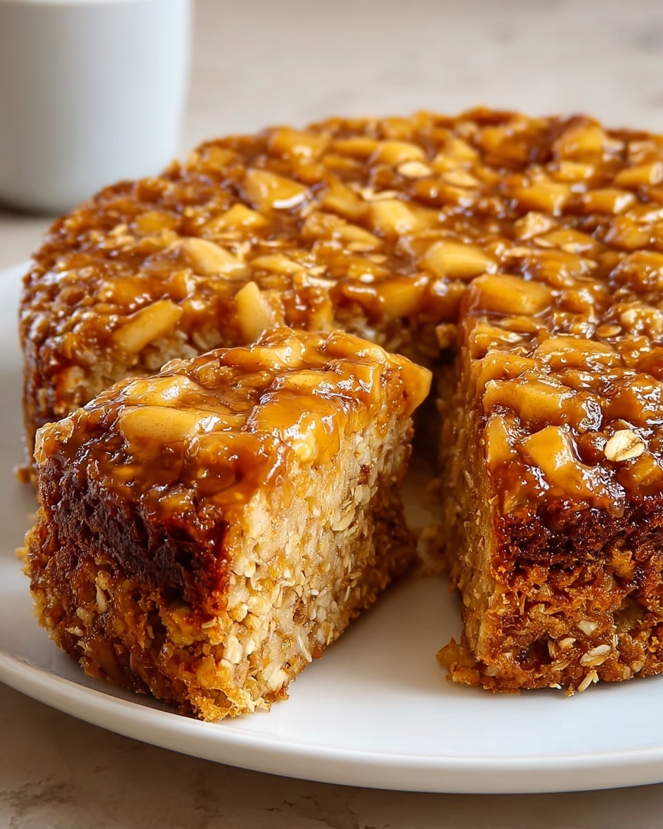 Healthy Oatmeal Apple Cake Recipe
