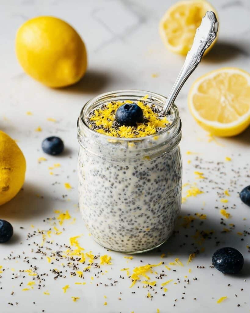 Lemon Cream Chia Pudding Recipe
