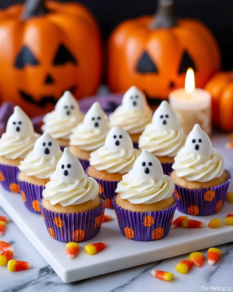 Halloween Ghost Cupcakes Recipe
