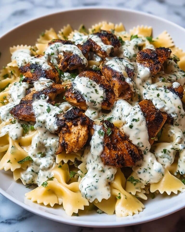 Garlic Butter Chicken Bowties: Easy Mozzarella Cream Delight Recipe