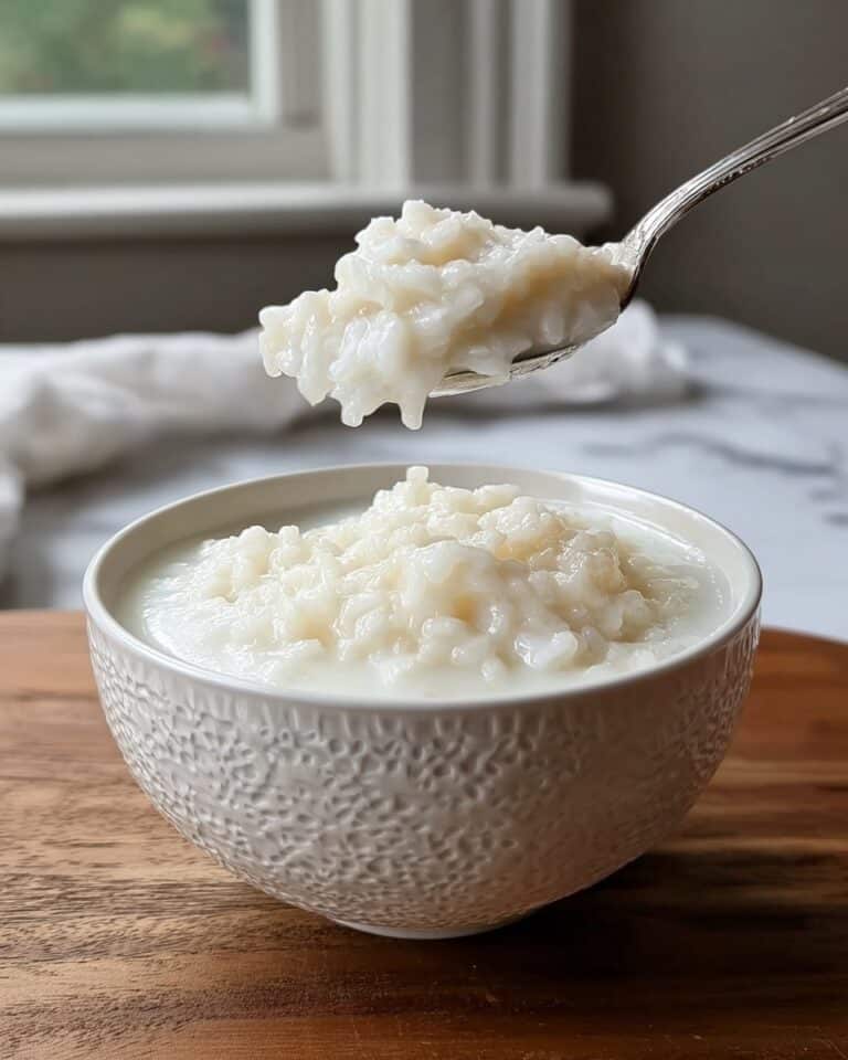Coconut Milk Rice Porridge Recipe