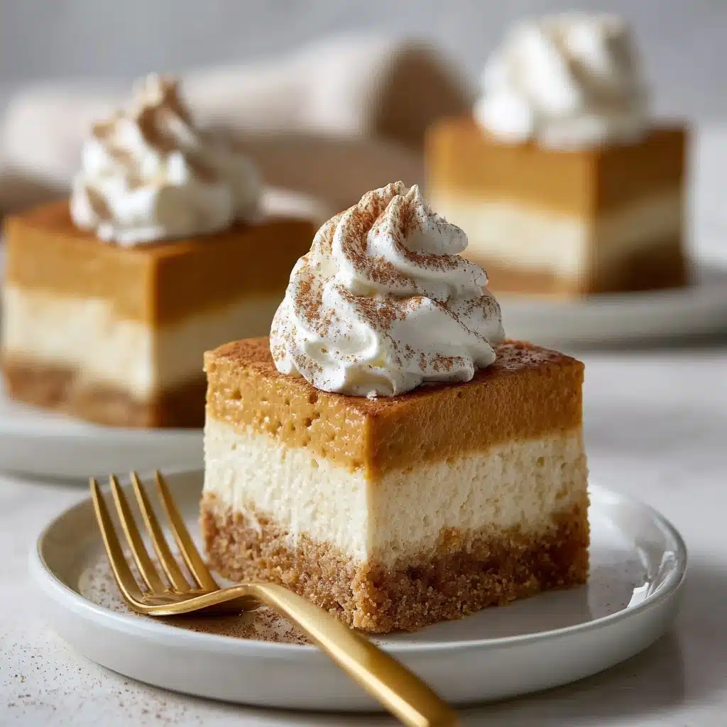 No Bake Pumpkin Cheesecake Bars Recipe - Recipe Image