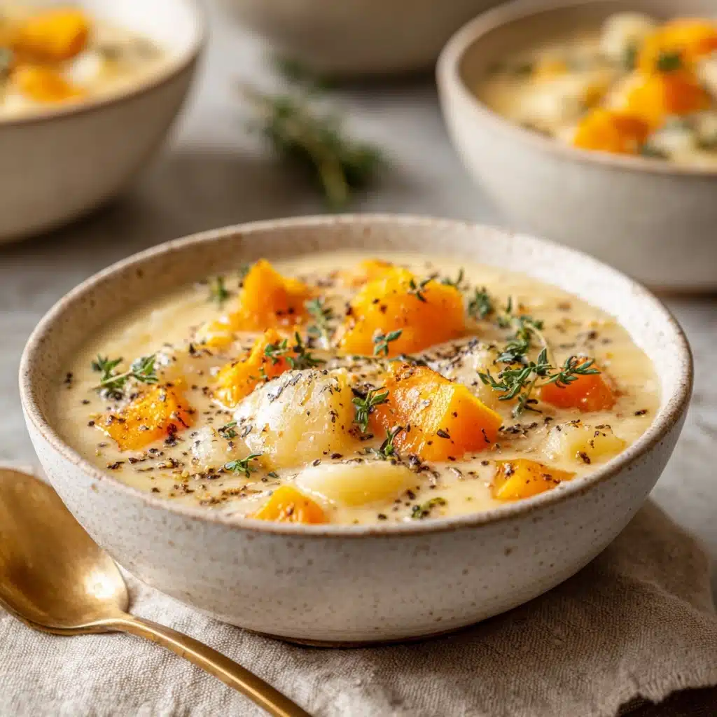 Tasty Roasted Winter Vegetable Soup Recipe - Recipe Image