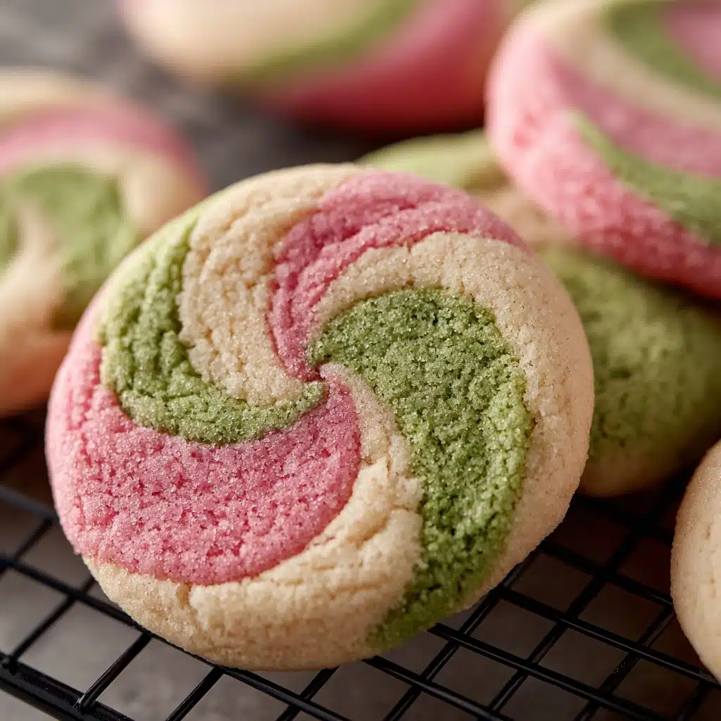 Strawberry Matcha Marble Cookies Recipe