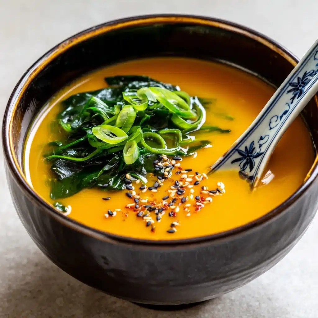 Carrot Ginger Miso Soup Recipe