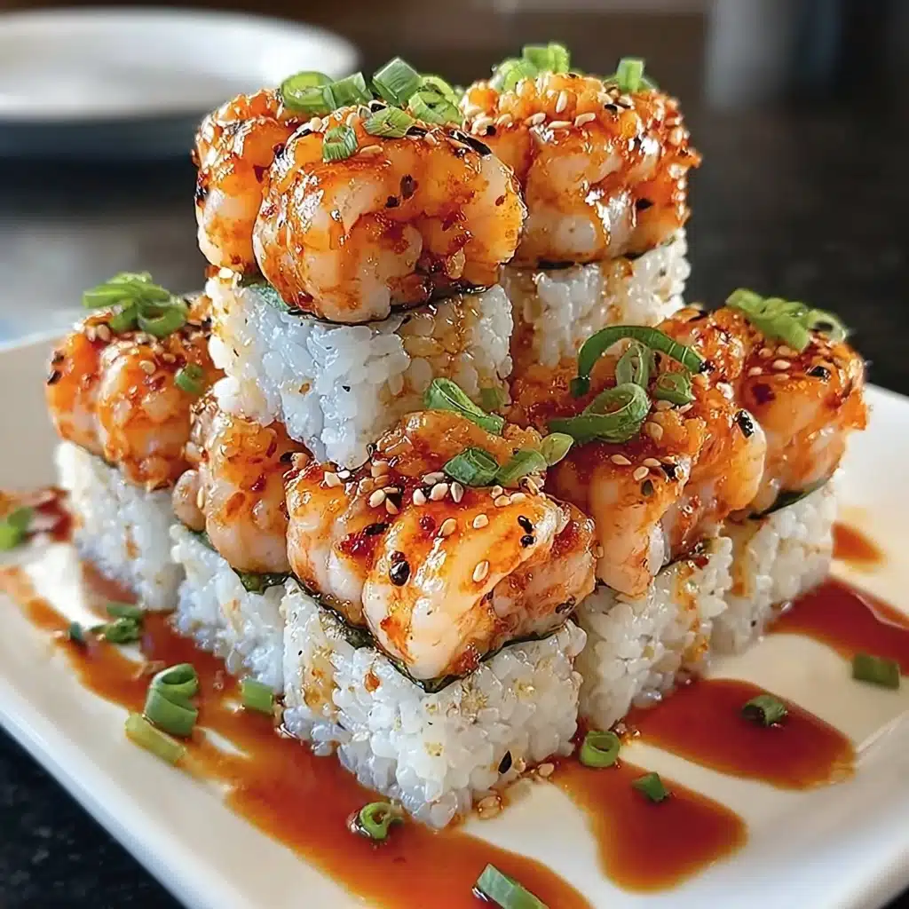 Spicy Shrimp Sushi Stacks: A Delicious Twist Awaits! Recipe - Recipe Image