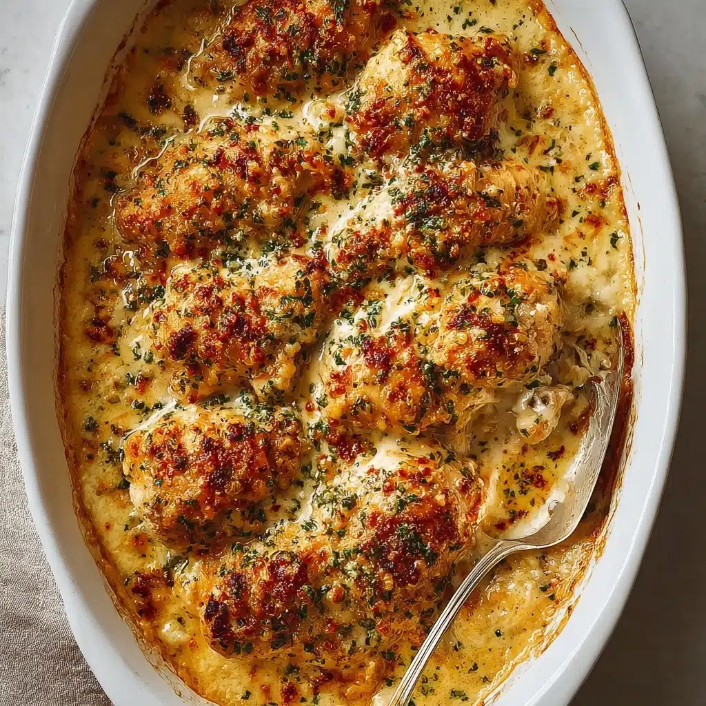 Easy Garlic Parmesan Chicken Bake Recipe - Recipe Image
