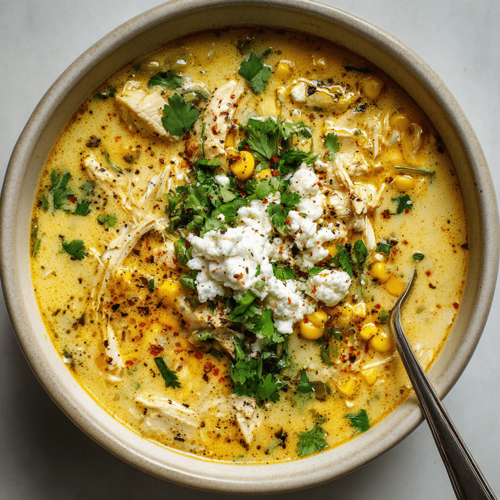 Mexican Street Corn Soup Recipe