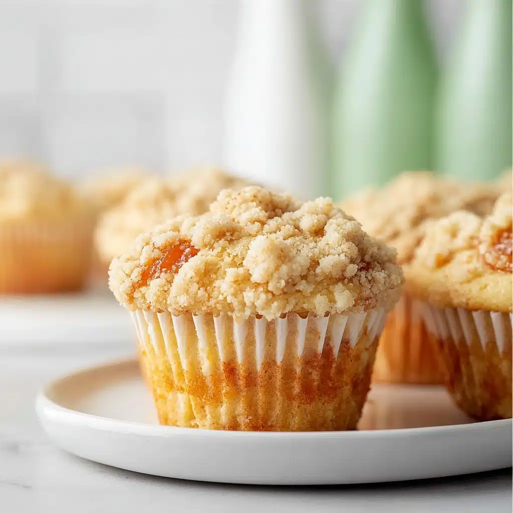 Peach Cobbler Muffins Recipe - Recipe Image