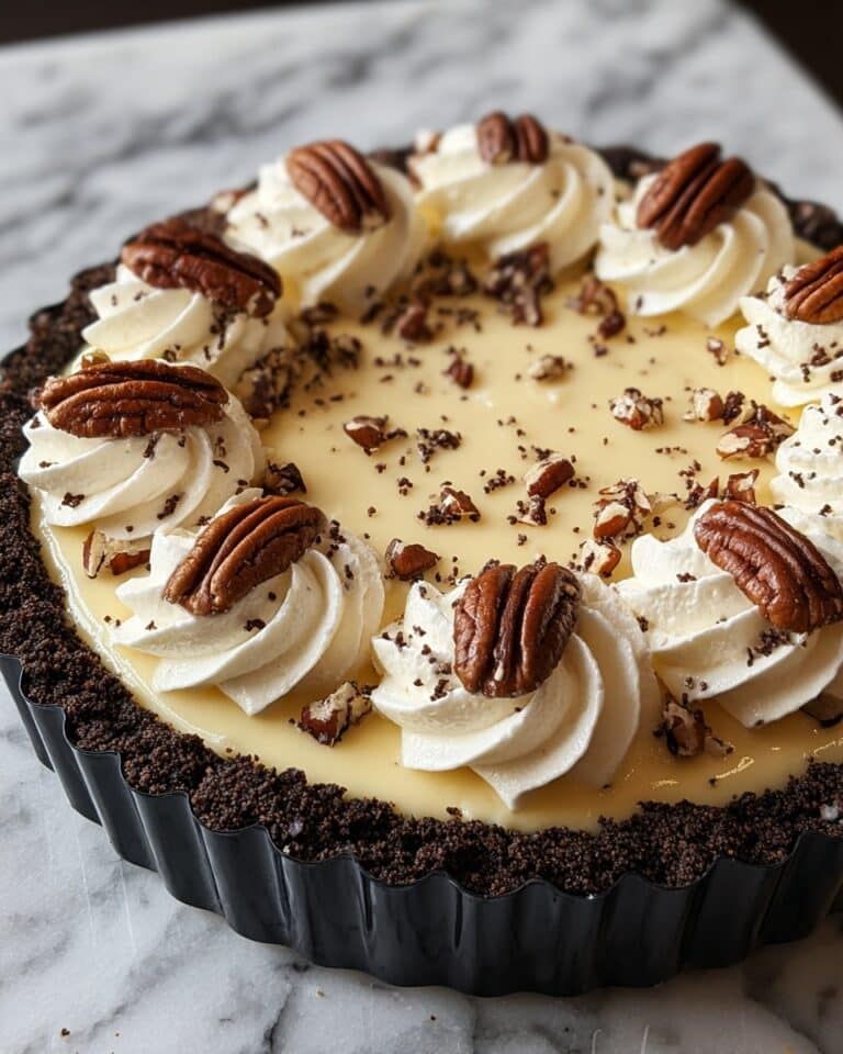 Irresistible No-Bake Keto Pecan Cream Pie – Sugar-Free Delight Recipe