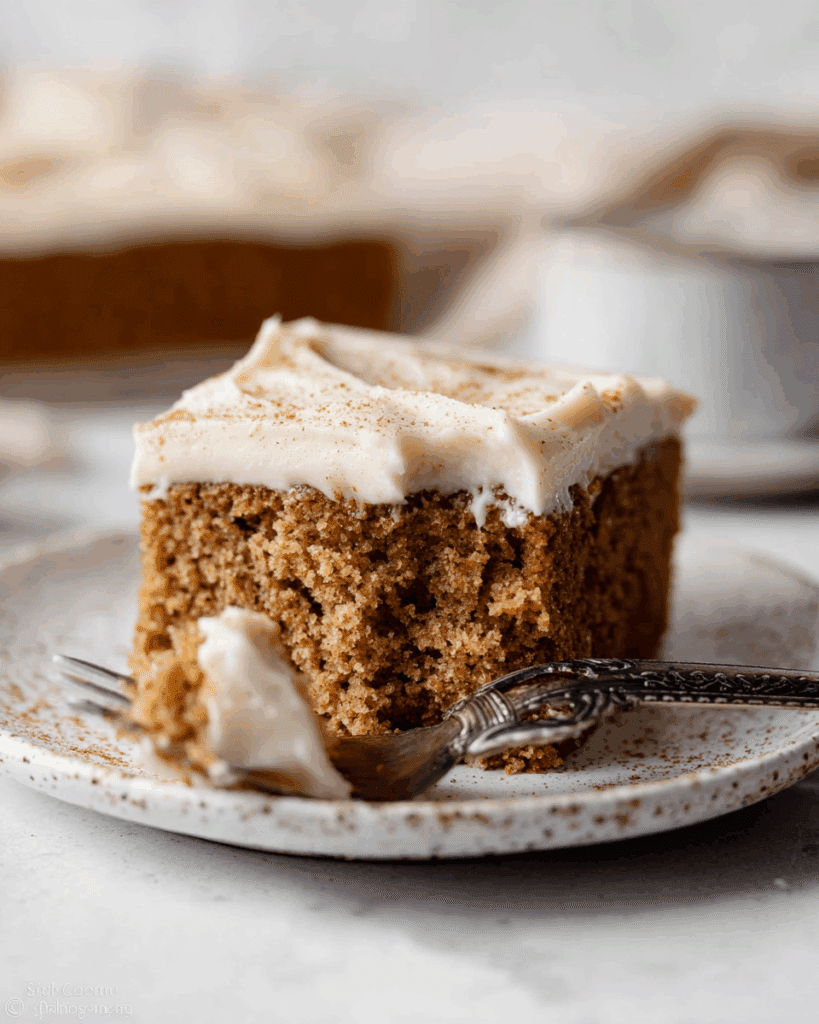 Super Moist Spice Cake with Brown Butter Cream Cheese Frosting Recipe