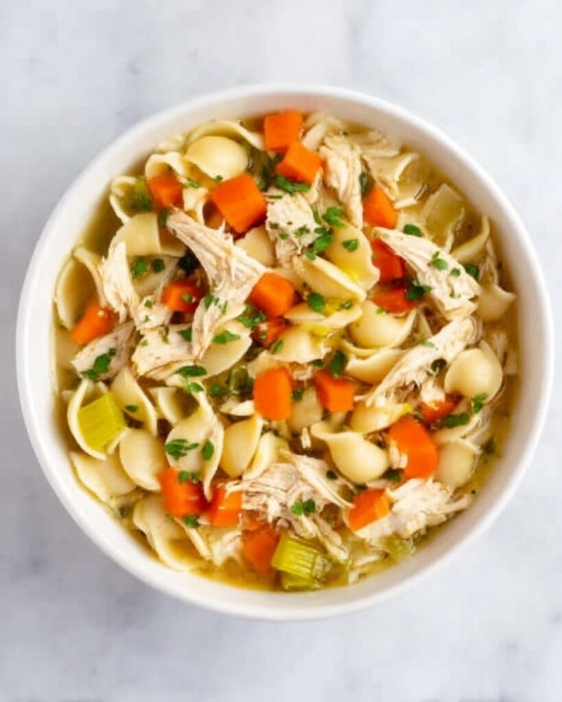 Slow Cooker Chicken Noodle Soup Recipe