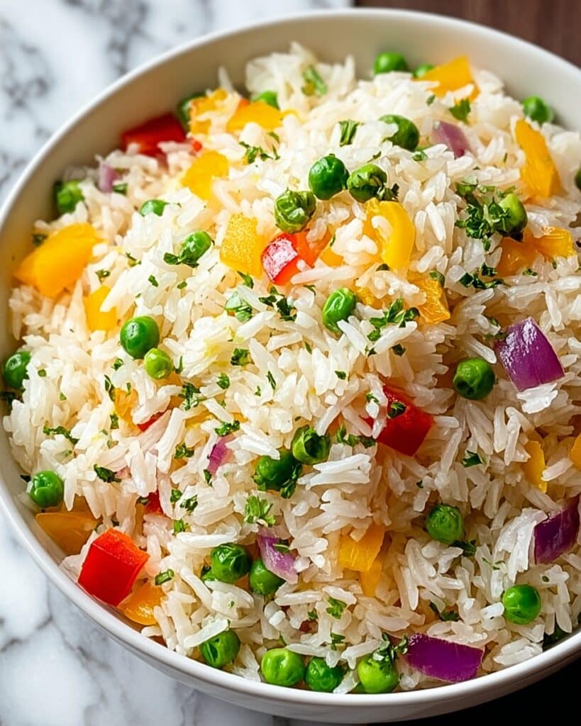 Island Coconut Pepper Rice Recipe
