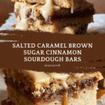Salted Caramel Brown Sugar Cinnamon Sourdough Pop Tart Bars Recipe